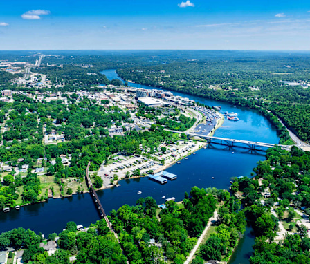 Branson, Missouri aerial view
